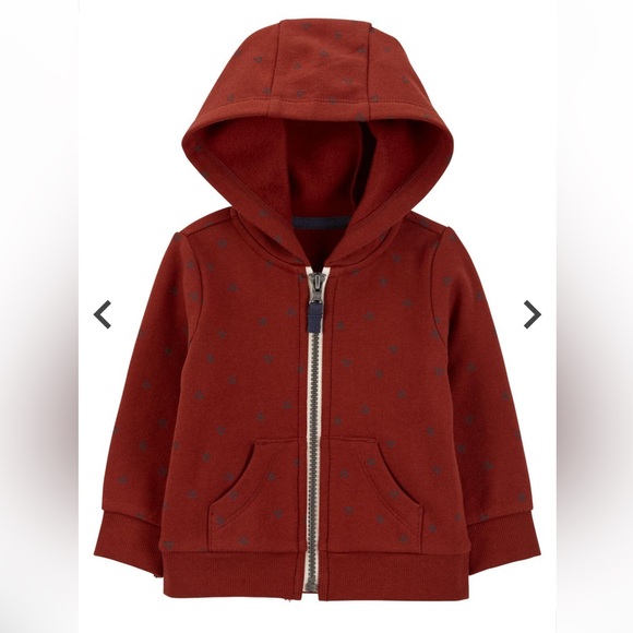 Baby zip up fleece hoodie and matching pants - Picture 1 of 8